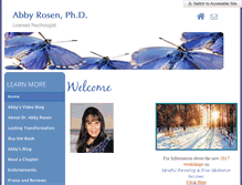 Tablet Screenshot of abbyrosenphd.com